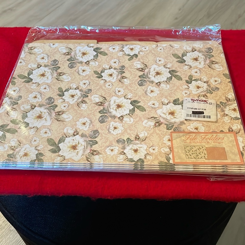 Tri-Coastal Design File Folders-Set of 10 Folders in 2 Designs-8.5”x 12”